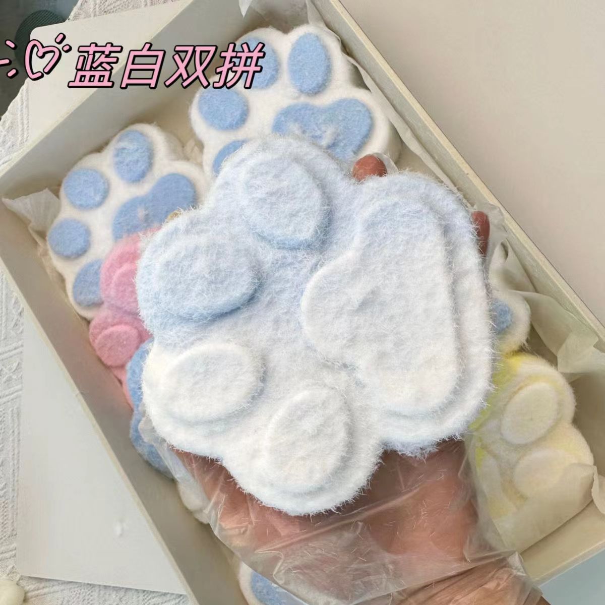 380g Handmade Silicone big Cat paw Stress Relief Squishy Toy