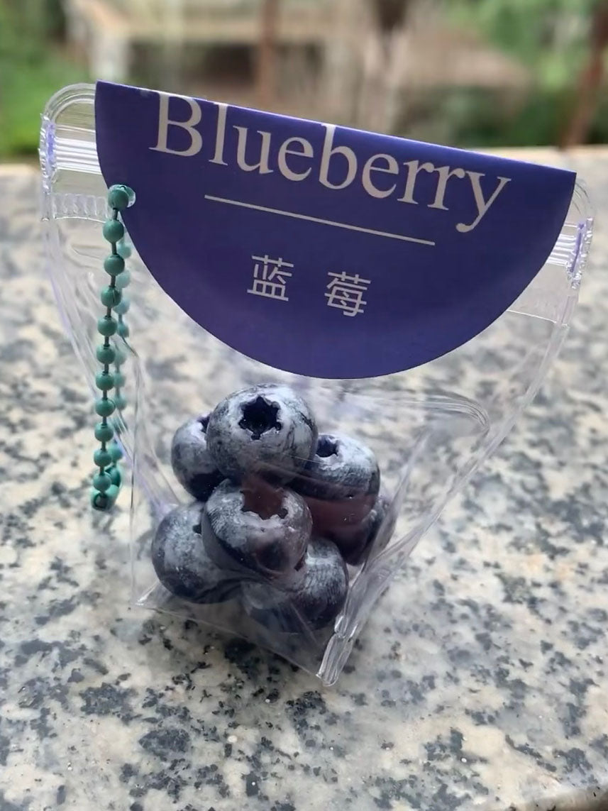 Handmade Silicone 8 blueberries Stress Relief Squishy Toy