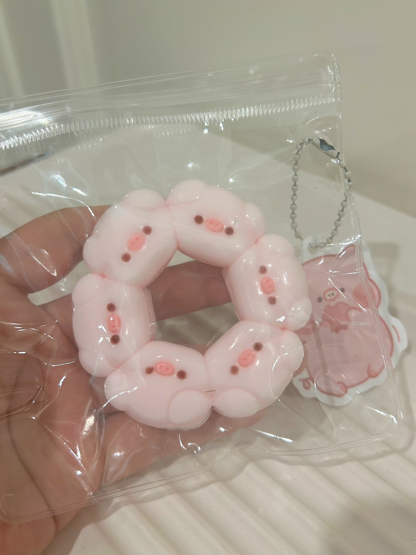 Little Pig Donut Handmade Silicone Stress Relief Squishy Toy