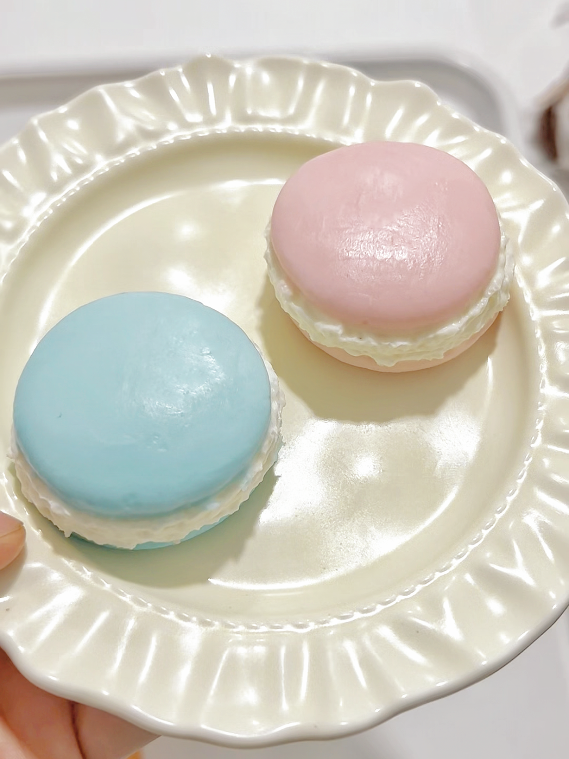 Macaroon Handmade Silicone  Stress Relief Squishy Toy